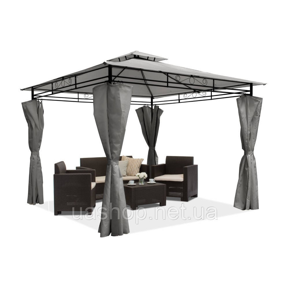 Садова альтанка Garden Point Ibiza 3x3 м антрацит