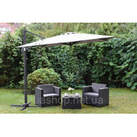 Садова парасолька Garden Point Siena 2,5х2,5 м сіра