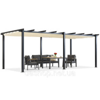 Терасна пергола Barbados 3x6 м Garden Point бежева