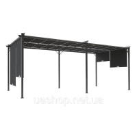 Терасна пергола Garden Point 3x6м Антрацит Севілья 3x6м