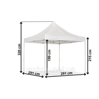 Експрес-намет для саду White Essen 3x3m Garden Point