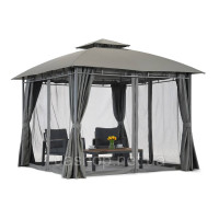 Садова альтанка Garden Point Sicily 3x3м антрацит