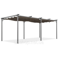 Коричнева терасна пергола La Palma 3x6m Garden Point