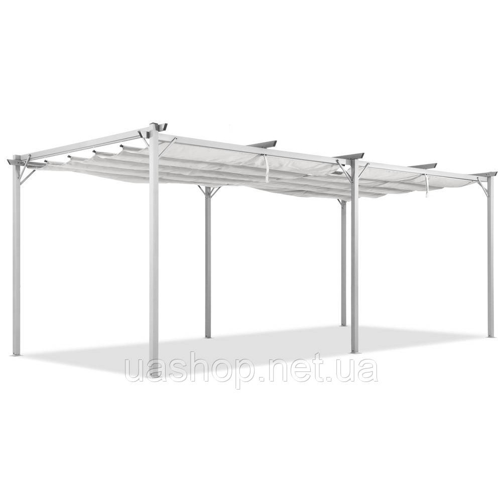 Біла терасна пергола La Palma 3x6m Garden Point