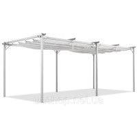Біла терасна пергола La Palma 3x6m Garden Point