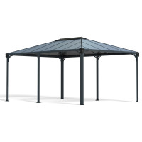 Металева альтанка Martinique 5 х 3,6 м Palram - Canopia Heat Block антрацит Металева альтанка Martinique 5 х 3,6 м Palram - Canopia Heat Block антрацит