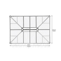 Металева альтанка 4 х 3 м Palram - Canopia - Мартініка Heat Block