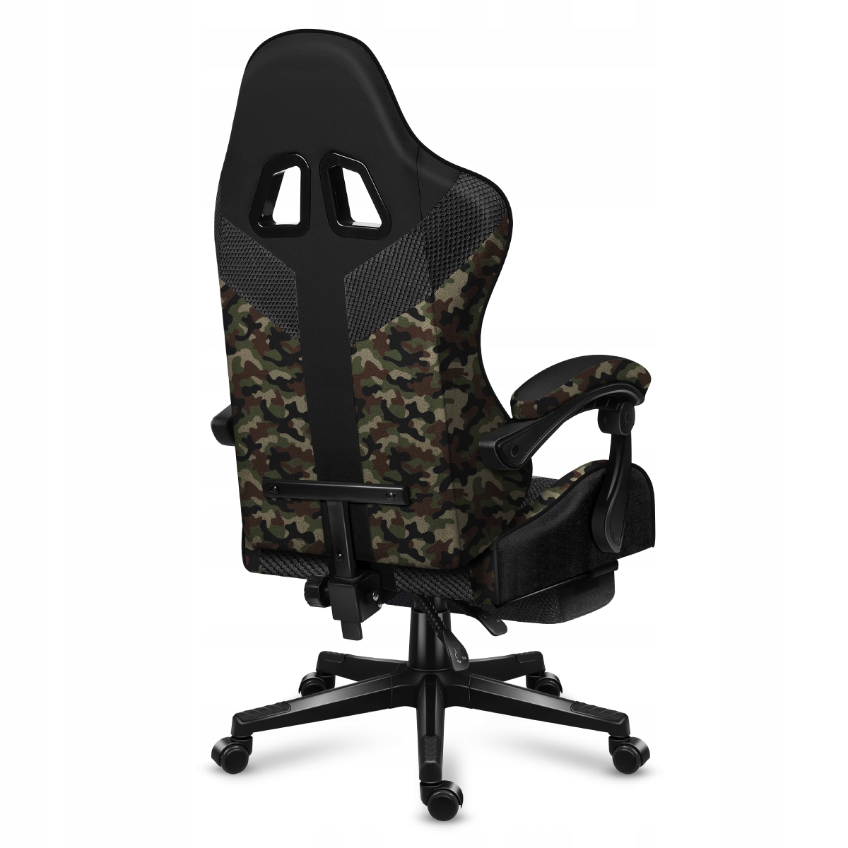 Обертове ІГРОВЕ КРІСЛО З ПІДНІЖКОЮ Huzaro Force 4.7 Camo Mesh Оригінальний стан упаковки